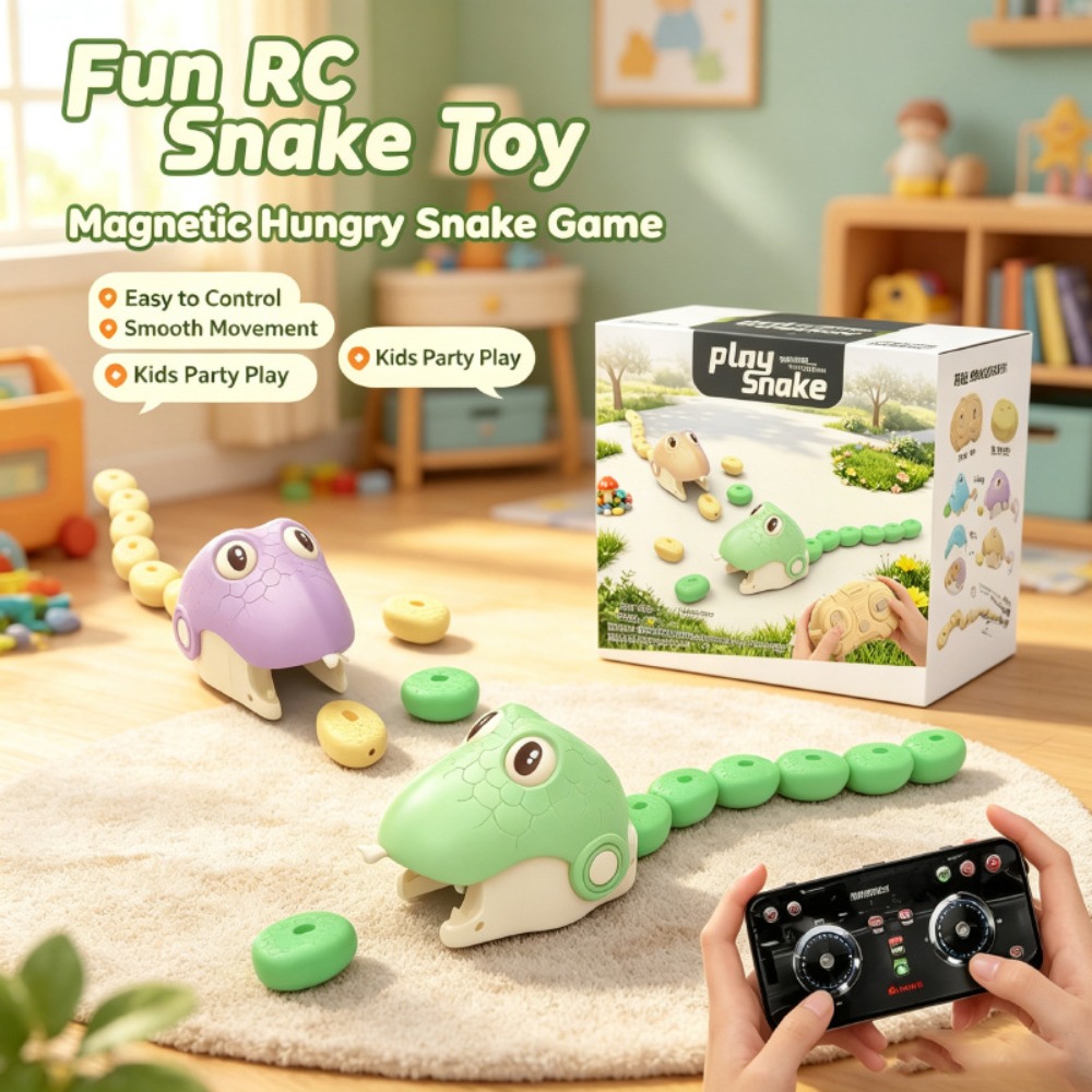 Remote Control Toys - Zdalnie sterowany magnetyczny wąż Greedy Snake