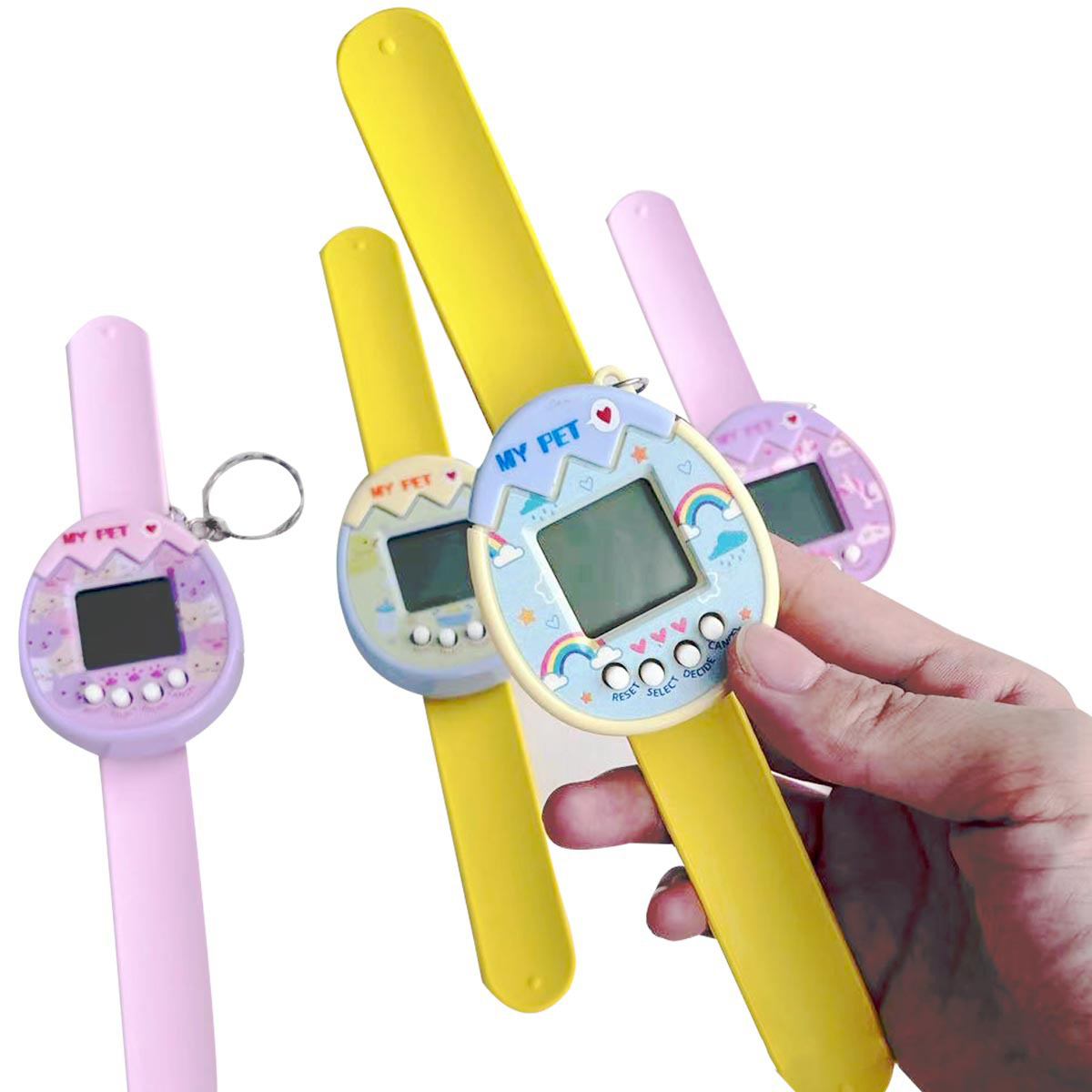 Tamagotchi Electronic Pet Virtual - Elektroniczny zegarek dla zwierząt Tamagotchi 160