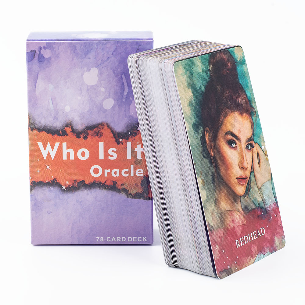 Tarot Cards Deck With Guidebook - Who Is It Oracle Cards 78