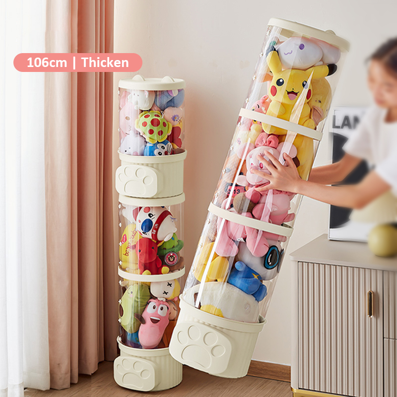 Dolls - Przezroczysty pojemnik na pluszaki, wodoodporny organizer
