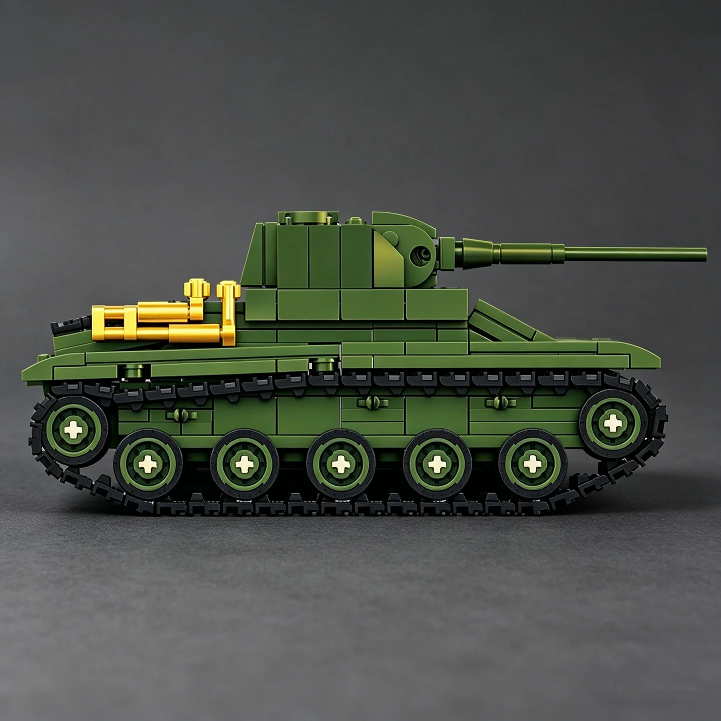 Lego Compatible Military Tank - Wojskowy radziecki lekki czołg T-70 Armii