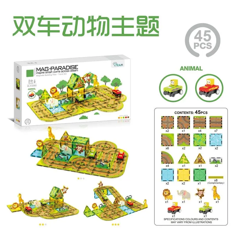 Magnetyczny zestaw klocków kon – Building Blocks recenzja i cena