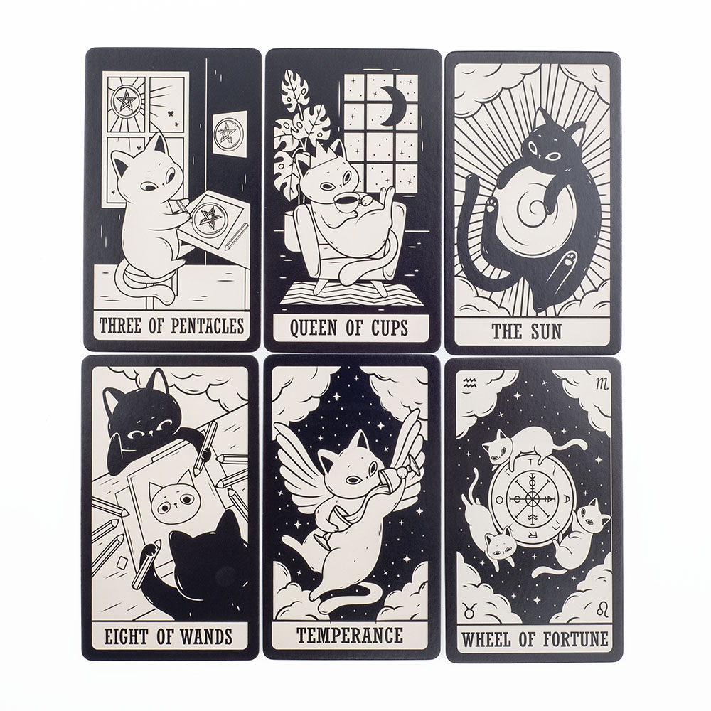 Kotek talia tarota 78 sztuk śl – Tarot Cards Deck With Guidebook recenzja i cena