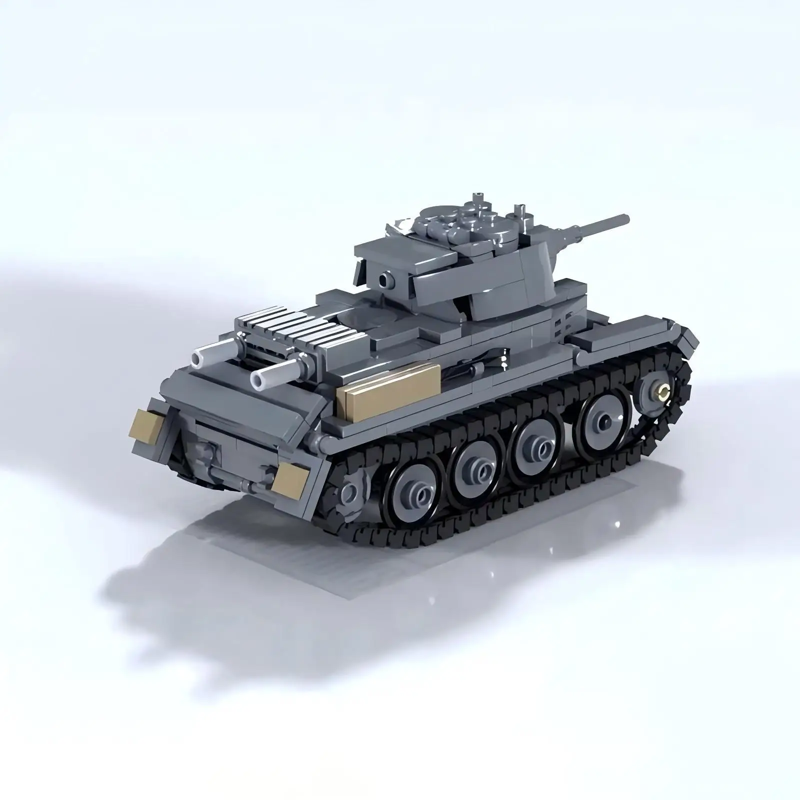 Zestaw klocków MOC z serii Mil – Lego Compatible Military Tank recenzja i cena