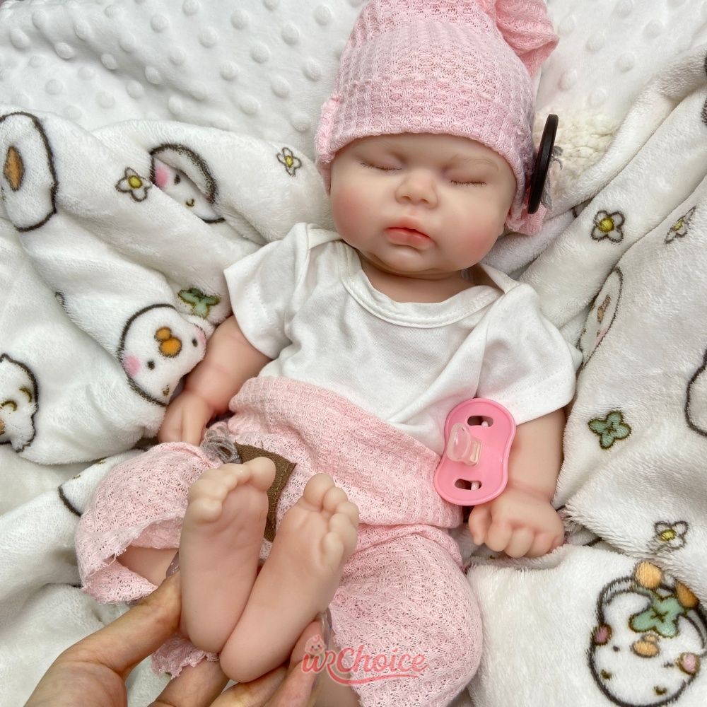 Puszysta lalka reborn z siliko – Reborn Baby Doll Silicone Realistic recenzja i cena