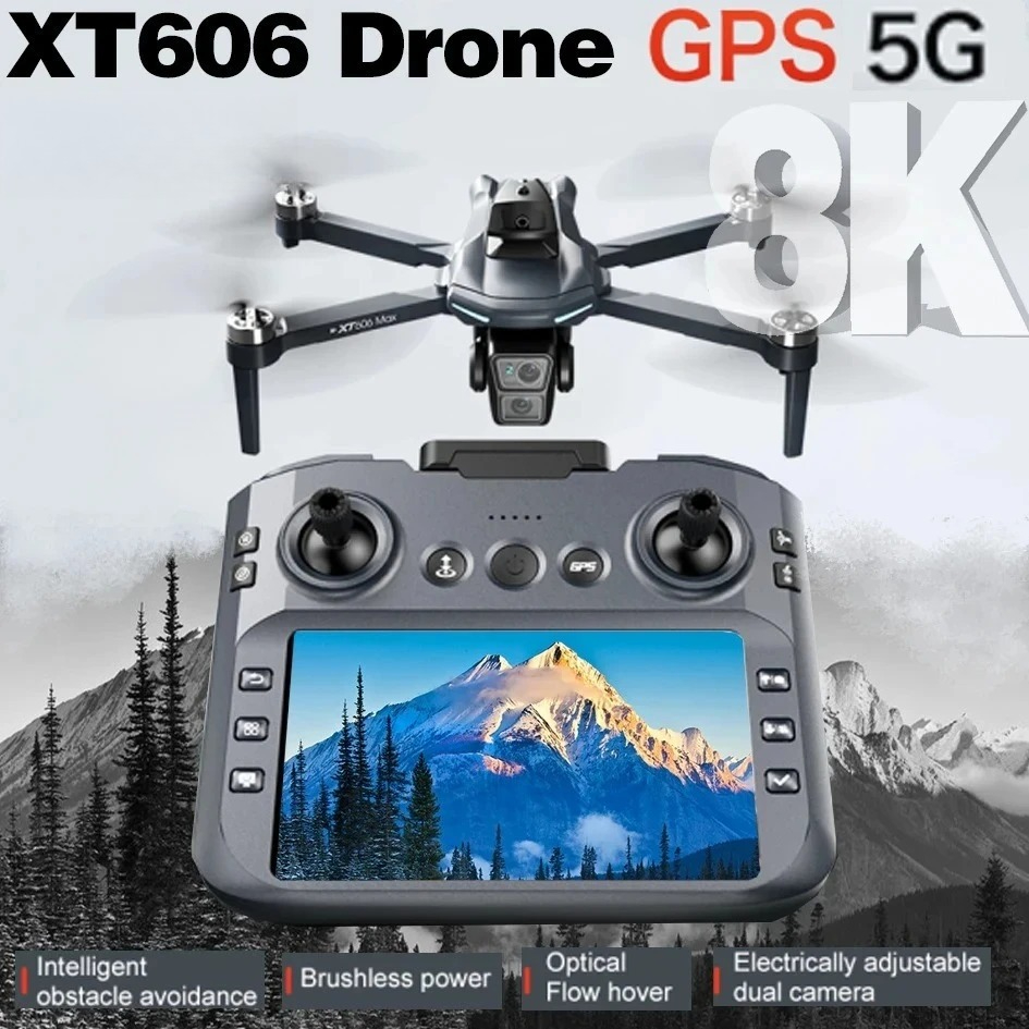 Oryginalny dron XT606 Professi – Fpv Brushless Rc Drone 4K recenzja i cena