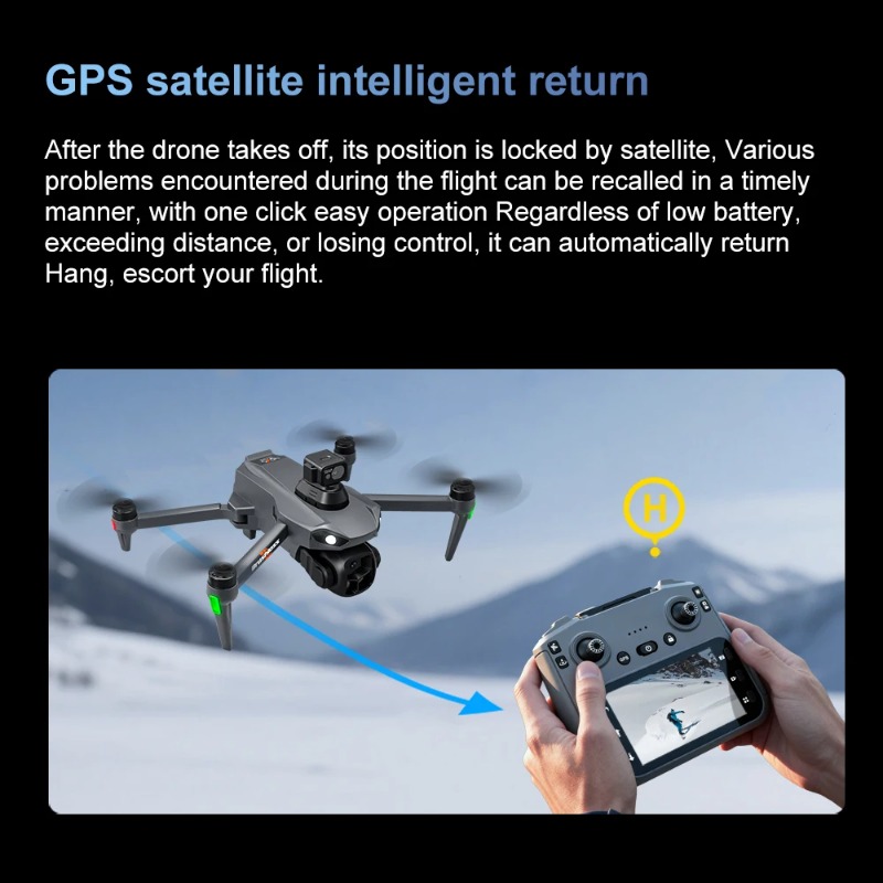 Profesjonalny dron Lenovo V916 – Fpv Brushless Rc Drone 4K recenzja i cena