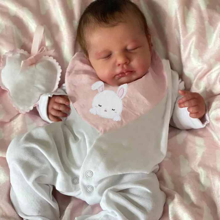 49CM Przytulna silikonowa lalk – Reborn Baby Doll Silicone Realistic recenzja i cena