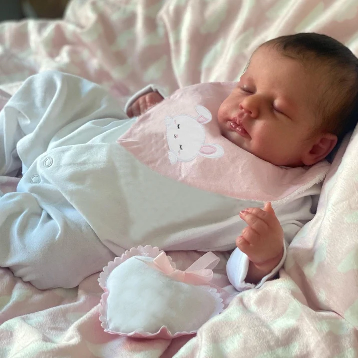 49CM Przytulna silikonowa lalk – Reborn Baby Doll Silicone Realistic recenzja i cena