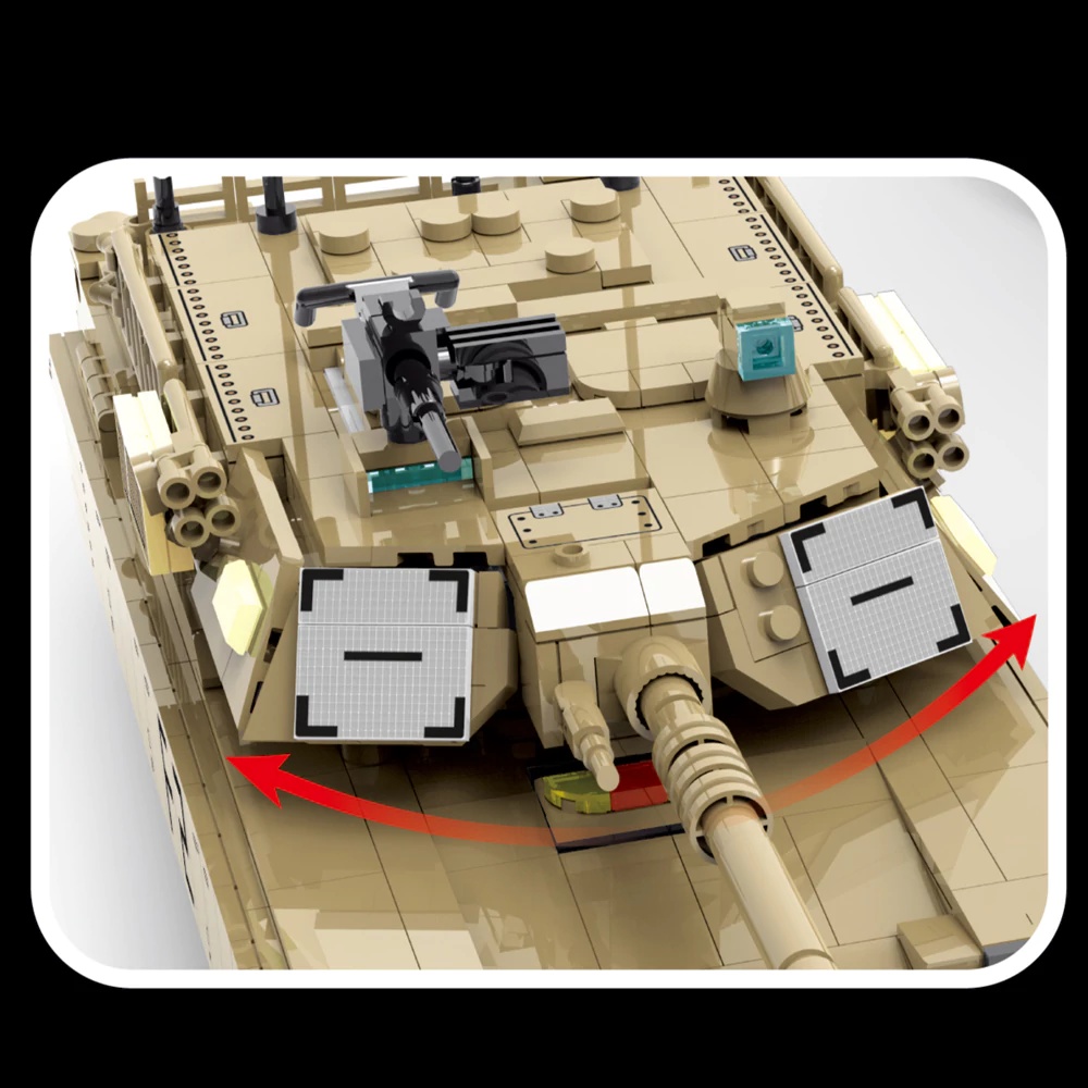 Zestaw Klocków Konstrukcyjnych – Lego Compatible Military Tank recenzja i cena