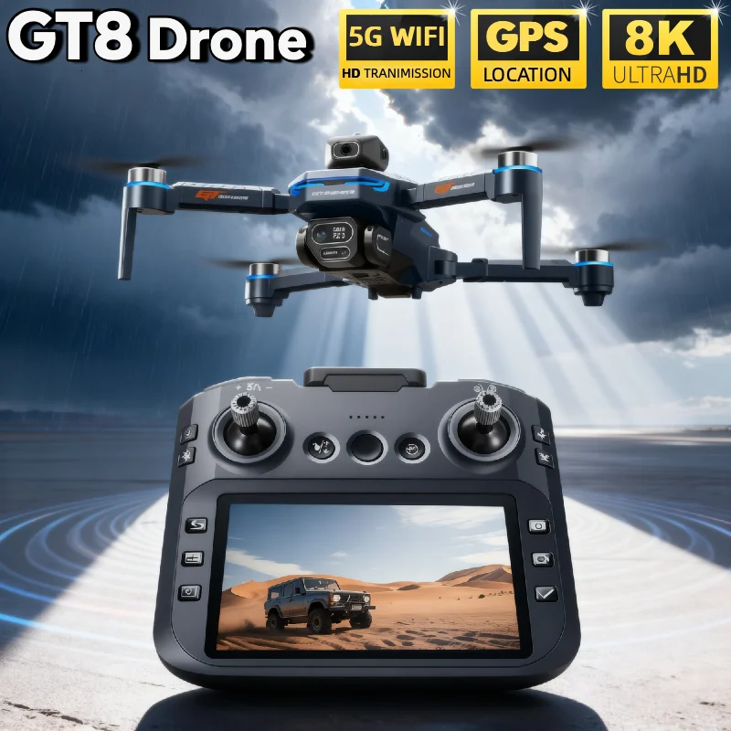 GORĄCY Nowy Dron LSRC GT8 4K P – Fpv Brushless Rc Drone 4K recenzja i cena