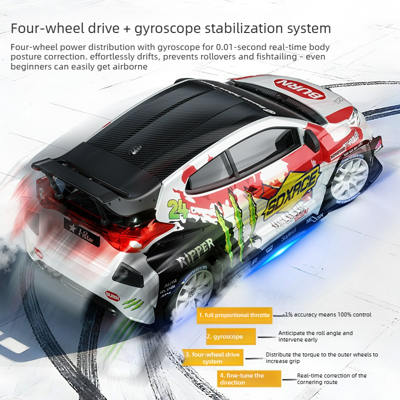 Fajne zabawki, zabawny prezent – Rc Drift Car 1 24 Scale 4Wd recenzja i cena
