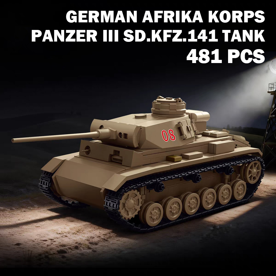 Klocki konstrukcyjne czołgu Pa – Lego Compatible Military Tank recenzja i cena