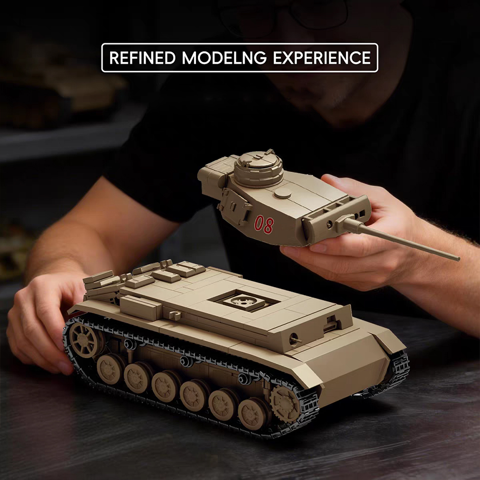 Klocki konstrukcyjne czołgu Pa – Lego Compatible Military Tank recenzja i cena
