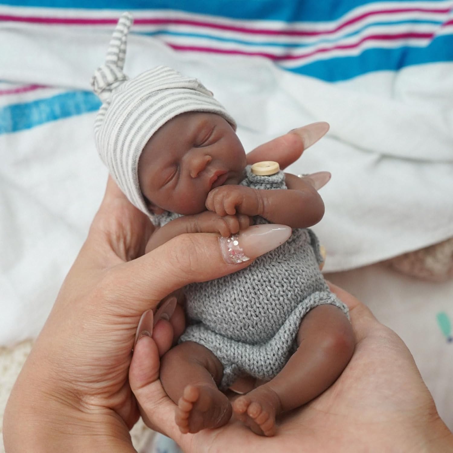 Reborn Baby Dolls 7 Inch Full  – Reborn Baby Doll Silicone Realistic recenzja i cena