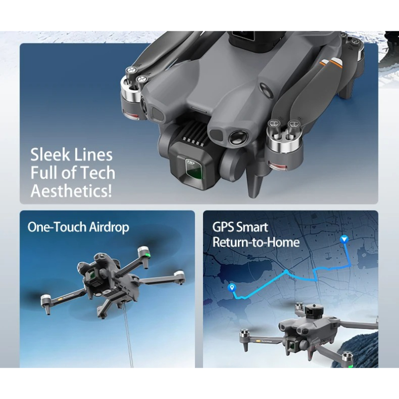 Nowy dron RC FPV AE51 z GPS, p – Fpv Brushless Rc Drone 4K recenzja i cena