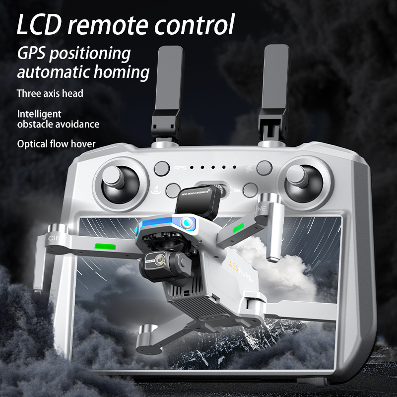 AE3 PRO Max NEW LCD SC GPS Dro – Fpv Brushless Rc Drone 4K recenzja i cena