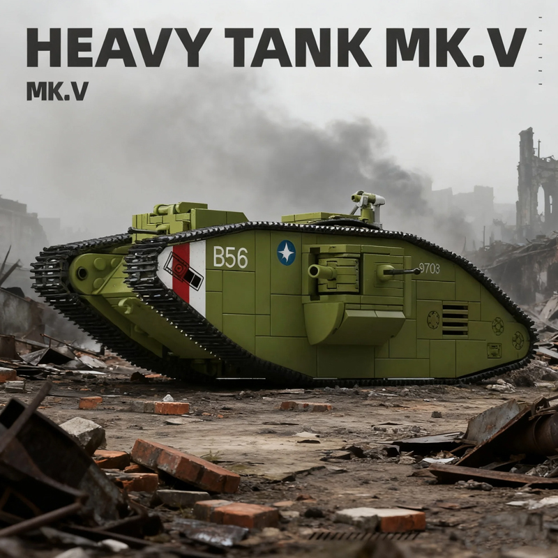 900 elementów Zestaw klocków k – Lego Compatible Military Tank recenzja i cena