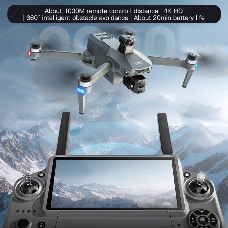 Dron GPS KF100 MAX Kamera 4K 3 – Fpv Brushless Rc Drone 4K recenzja i cena
