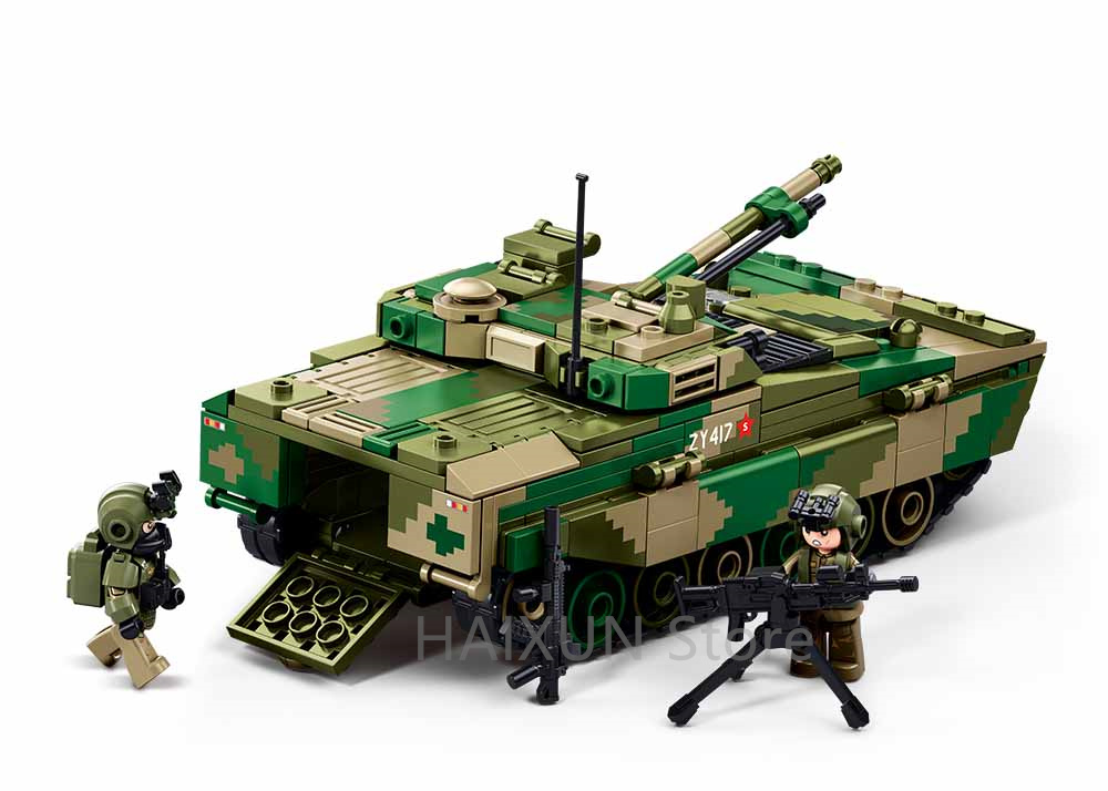Klocki konstrukcyjne Sluban Bu – Lego Compatible Military Tank recenzja i cena