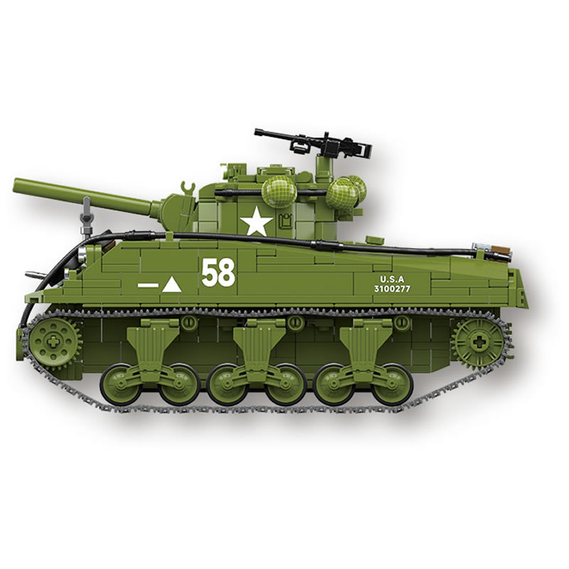 Nowa broń wojskowa II wojny św – Lego Compatible Military Tank recenzja i cena