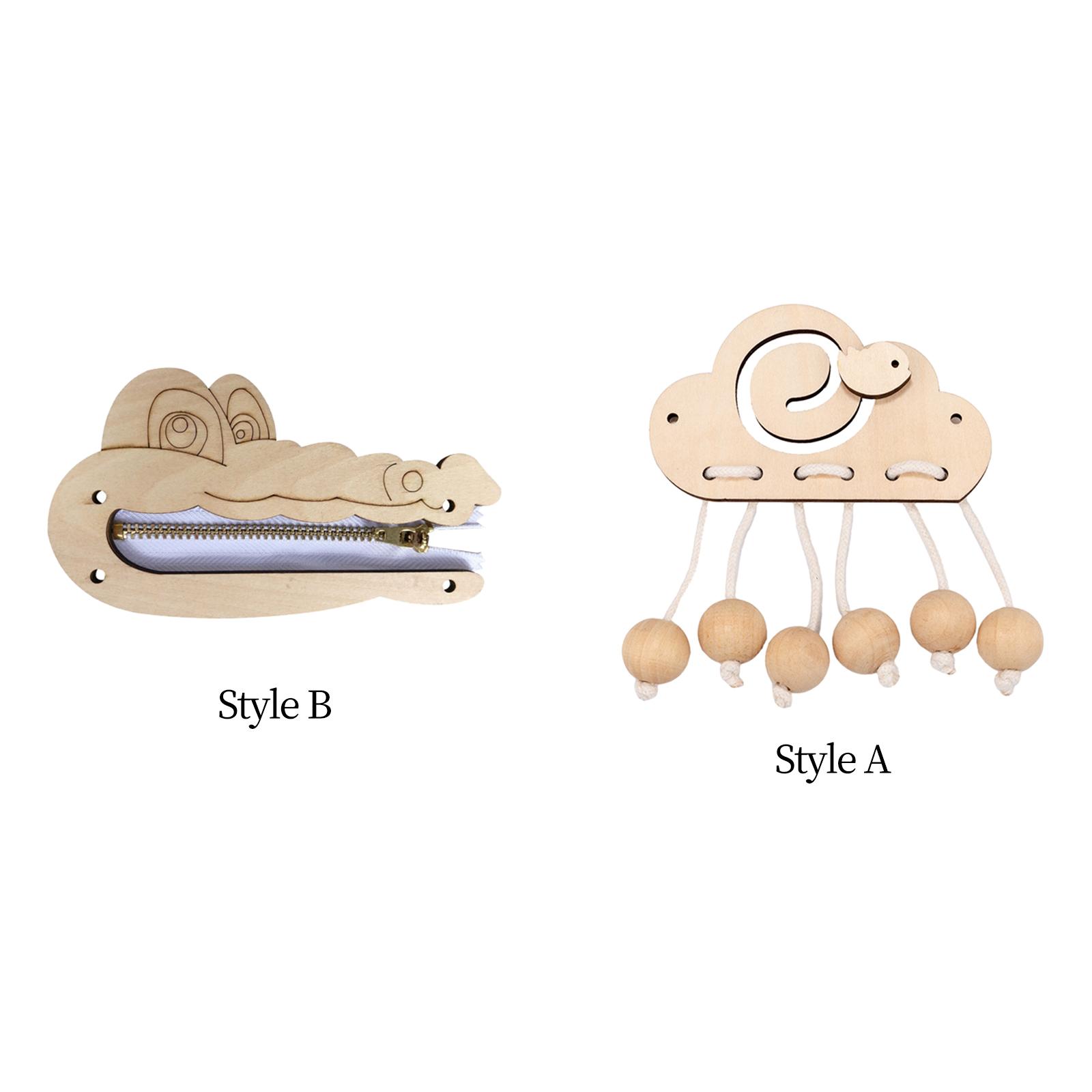 Drewniana tablica manipulacyjn – Montessori Wooden Busy Board Toddler recenzja i cena