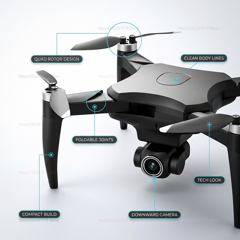 Mini Dron YL01 z Kamerą 8K Pro – Fpv Brushless Rc Drone 4K recenzja i cena