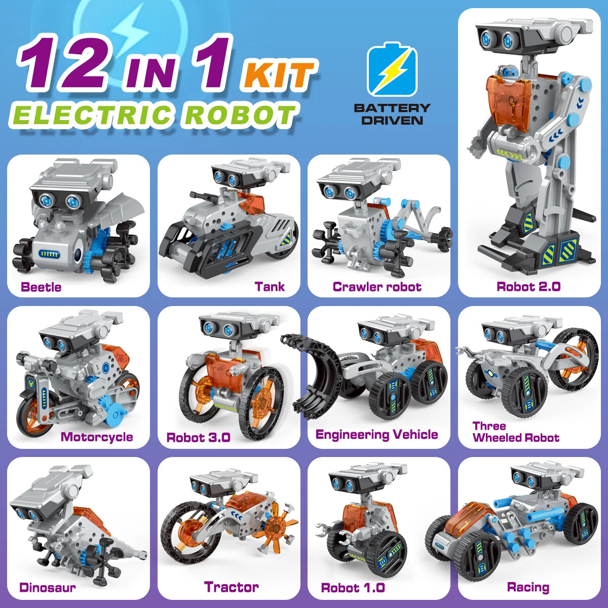 Zestaw edukacyjny STEM 12-w-1: – Stem Solar Robot Kit For Kids recenzja i cena