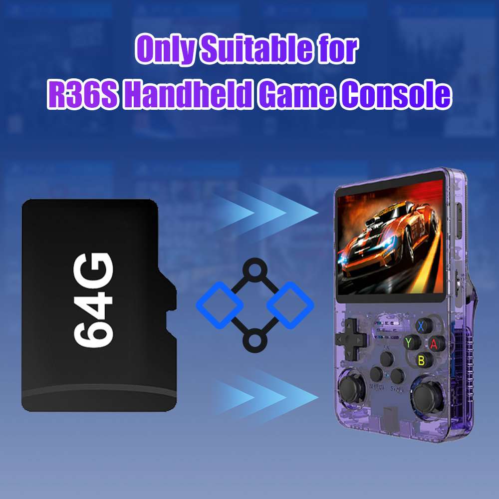 Karta TF 64G do konsoli retro  – Retro Handheld Game Console R36S recenzja i cena