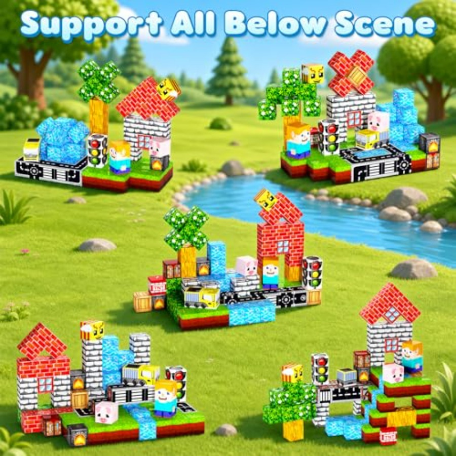 100 szt. Magnetycznych Klocków – Magnetic Building Tiles Set 100Pcs recenzja i cena