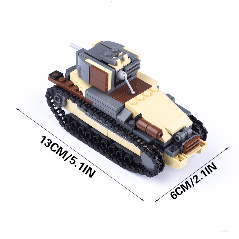 WW2 japonia wojskowy czołg klo – Lego Compatible Military Tank recenzja i cena