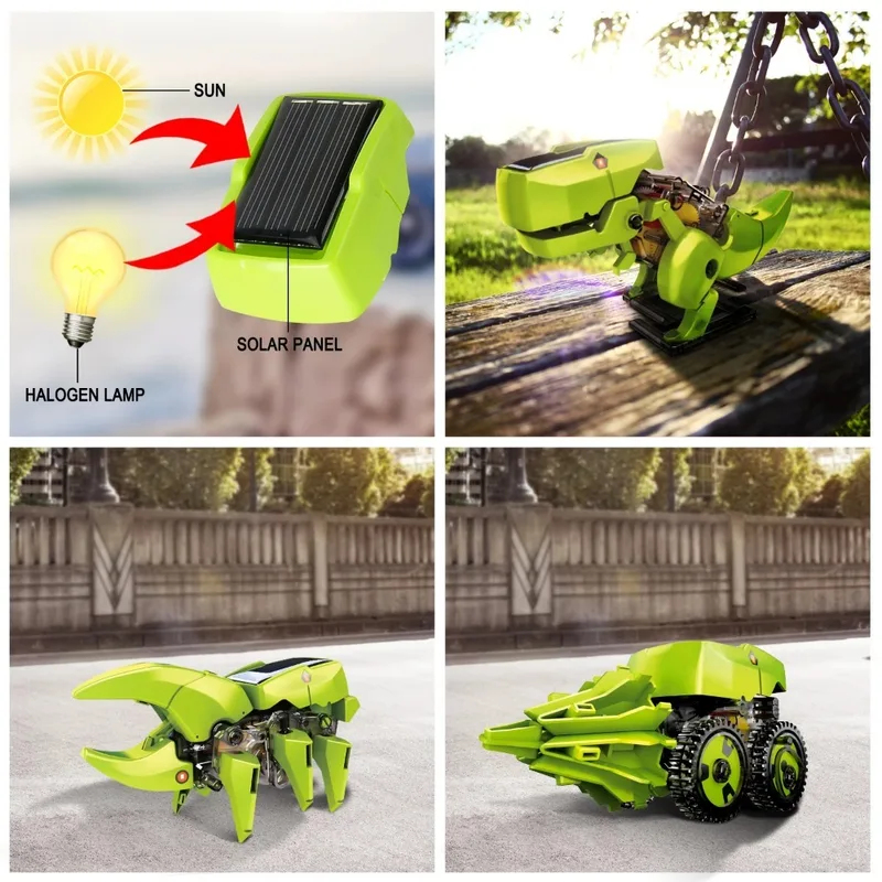 Zestaw solarnych robotów 3w1,  – Stem Solar Robot Kit For Kids recenzja i cena