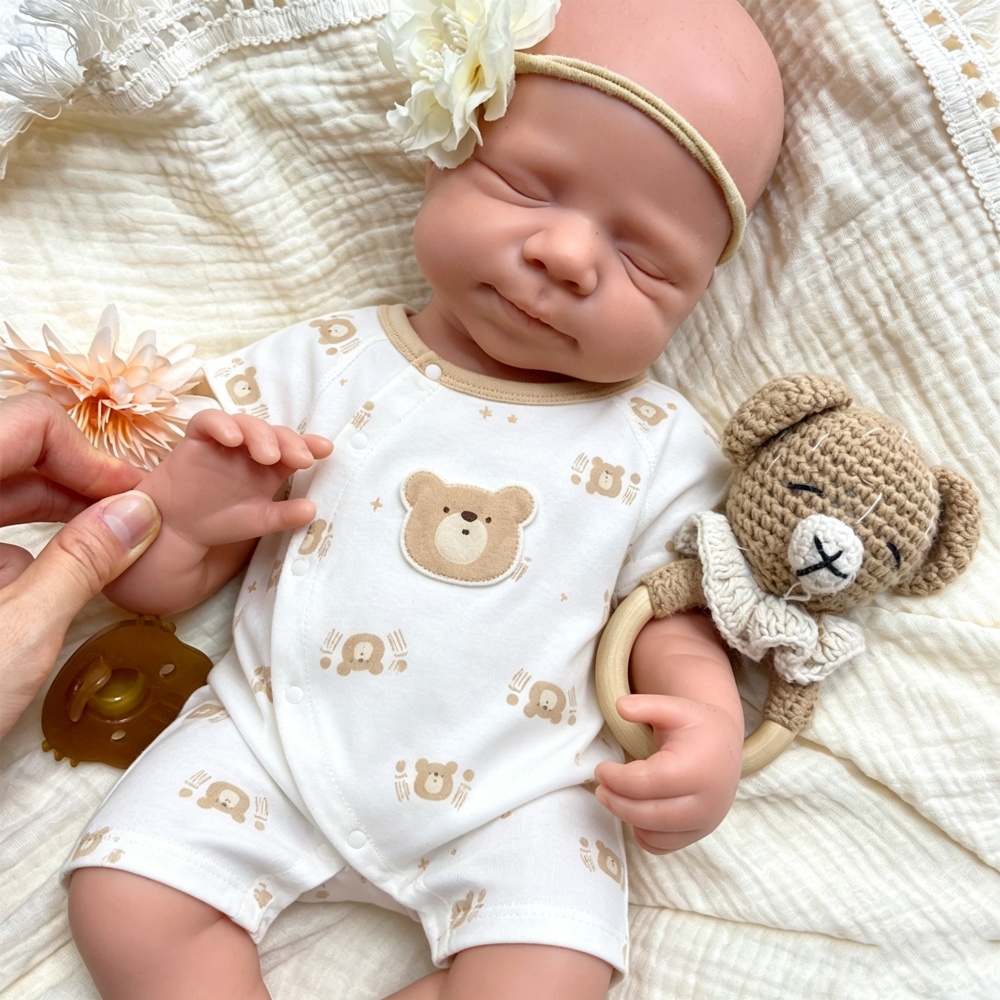 20-calowa Nielakierowana Lalka – Reborn Baby Doll Silicone Realistic recenzja i cena