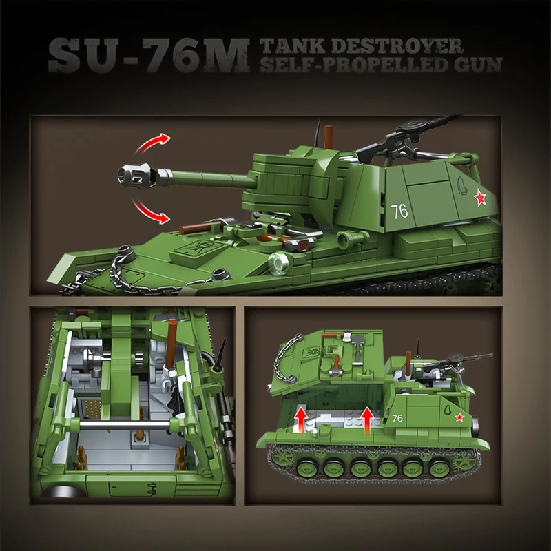Zestaw klocków konstrukcyjnych – Lego Compatible Military Tank recenzja i cena