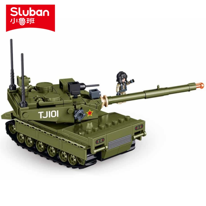 Sluban 183 Elementy Model Czoł – Lego Compatible Military Tank recenzja i cena
