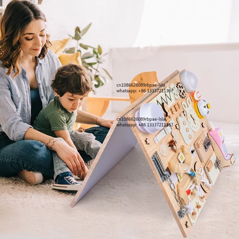 Montessori Tablica Manipulacyj – Montessori Wooden Busy Board Toddler recenzja i cena