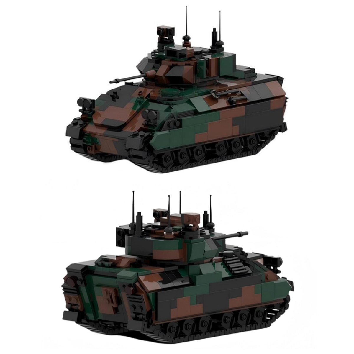 Zestaw klocków MOC z serii Mil – Lego Compatible Military Tank recenzja i cena