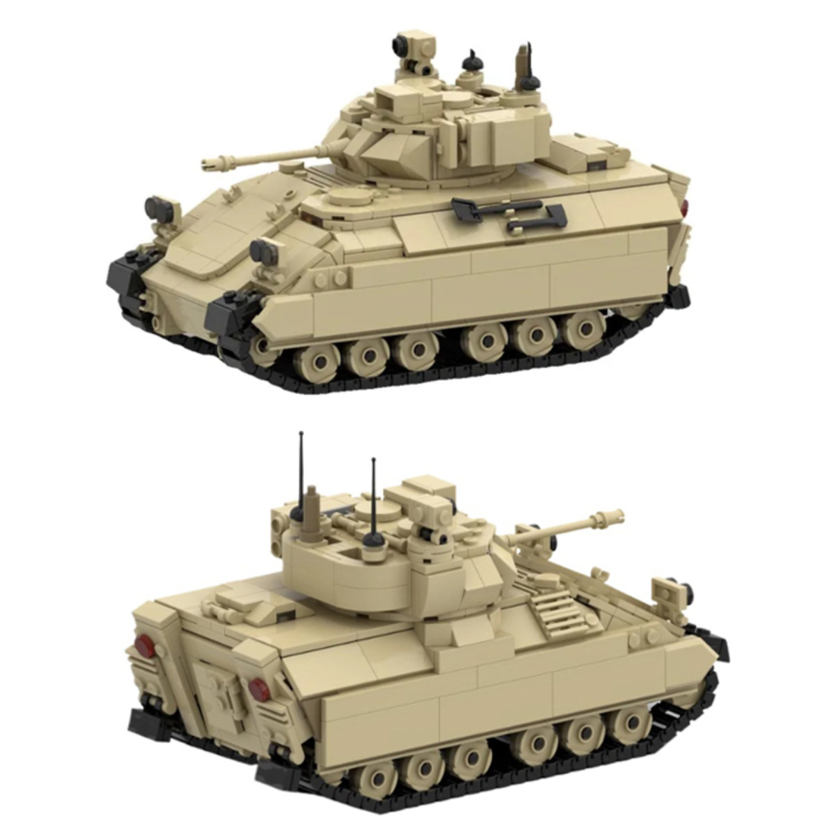 Zestaw klocków MOC z serii Mil – Lego Compatible Military Tank recenzja i cena