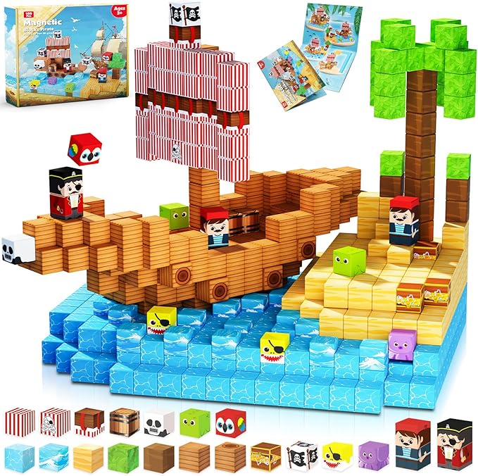 Magnetyczne Klocki - 100 szt.  – Magnetic Building Tiles Set 100Pcs recenzja i cena